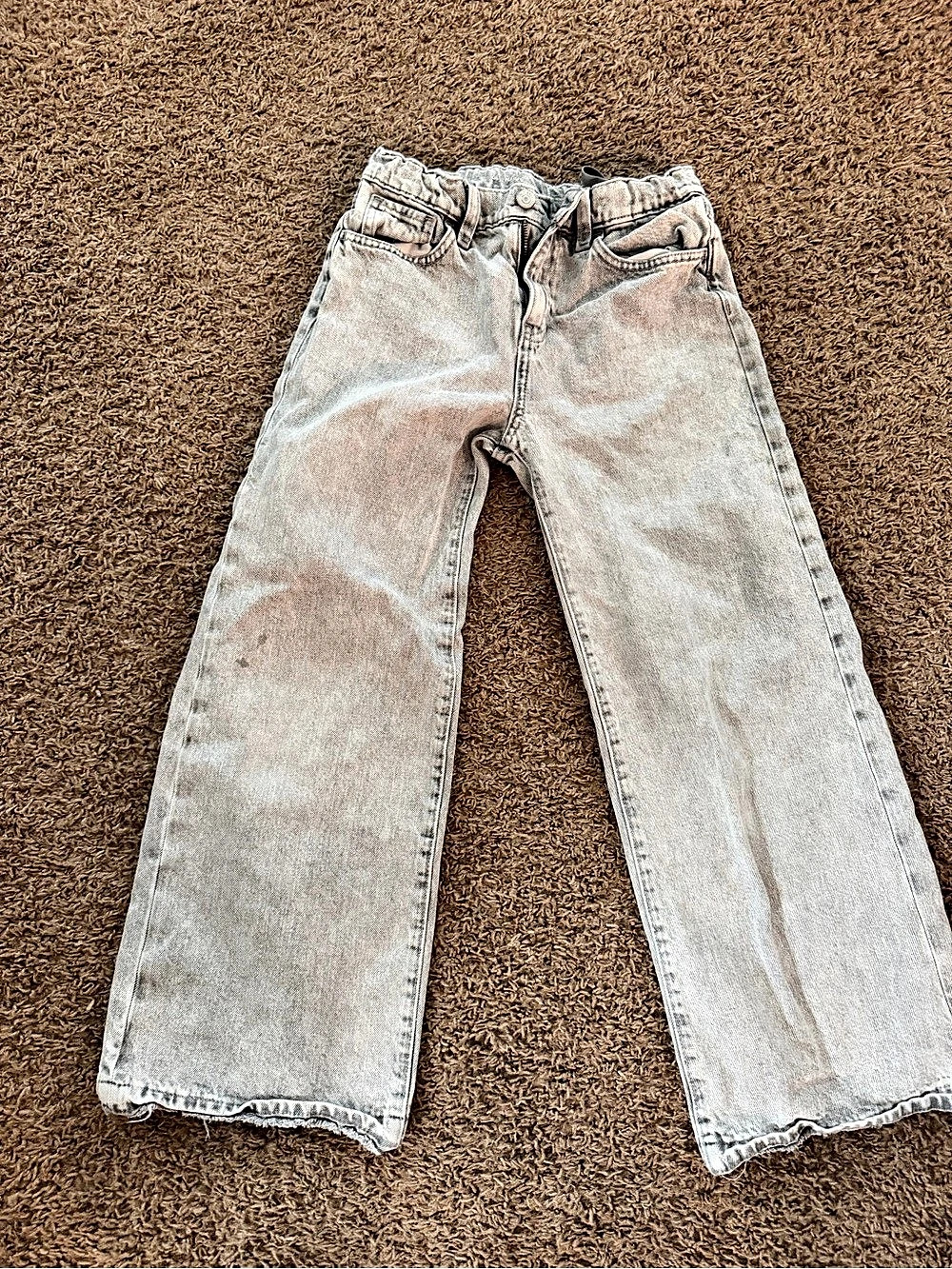 Girls Old Navy High Rise Baggy wide leg jeans